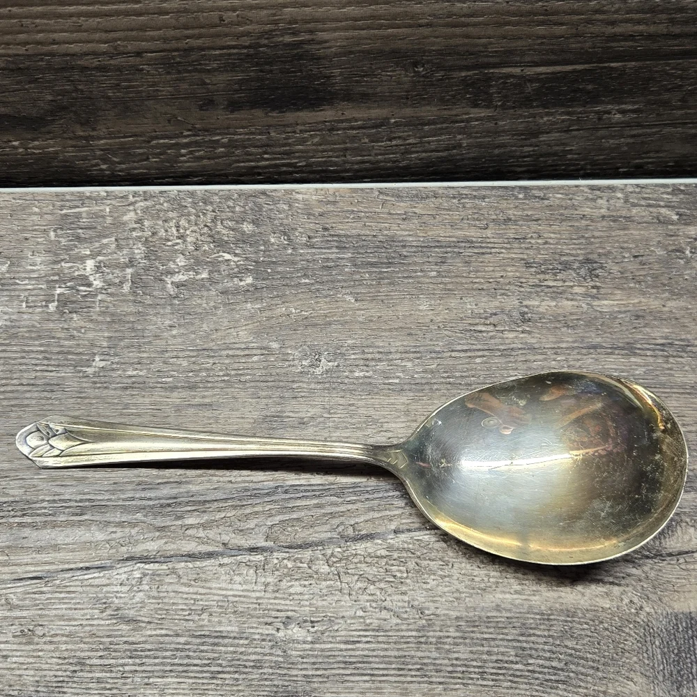 Vintage Winthrop Silverplate 1939 Metropolitan‎ Casserole Serving Spoon 9x3
